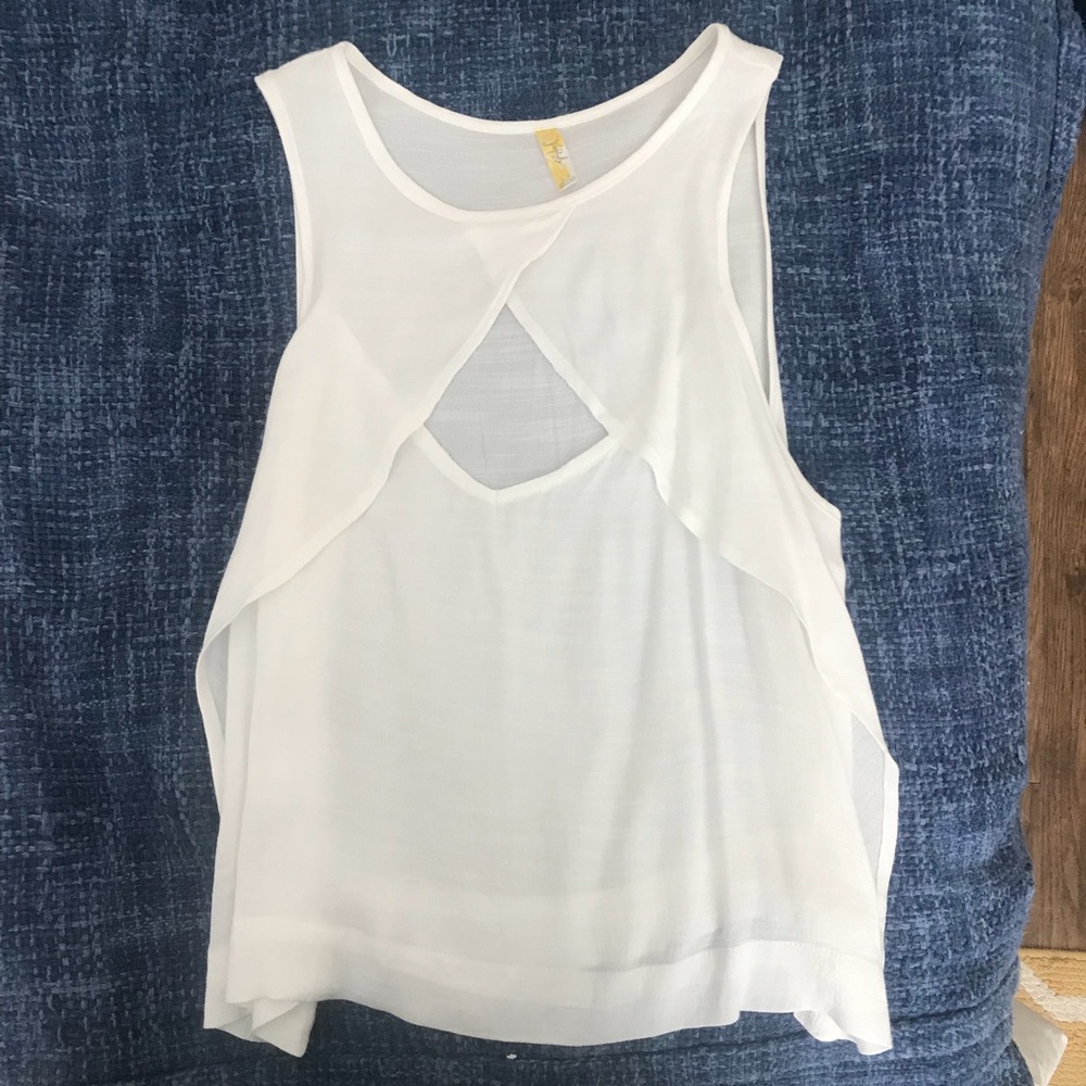 Free People Cutout top